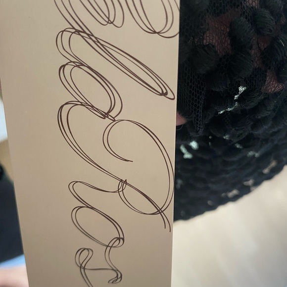 Lela Rose long sleeve Swiss dot little black dress NWT - Picture 13 of 14